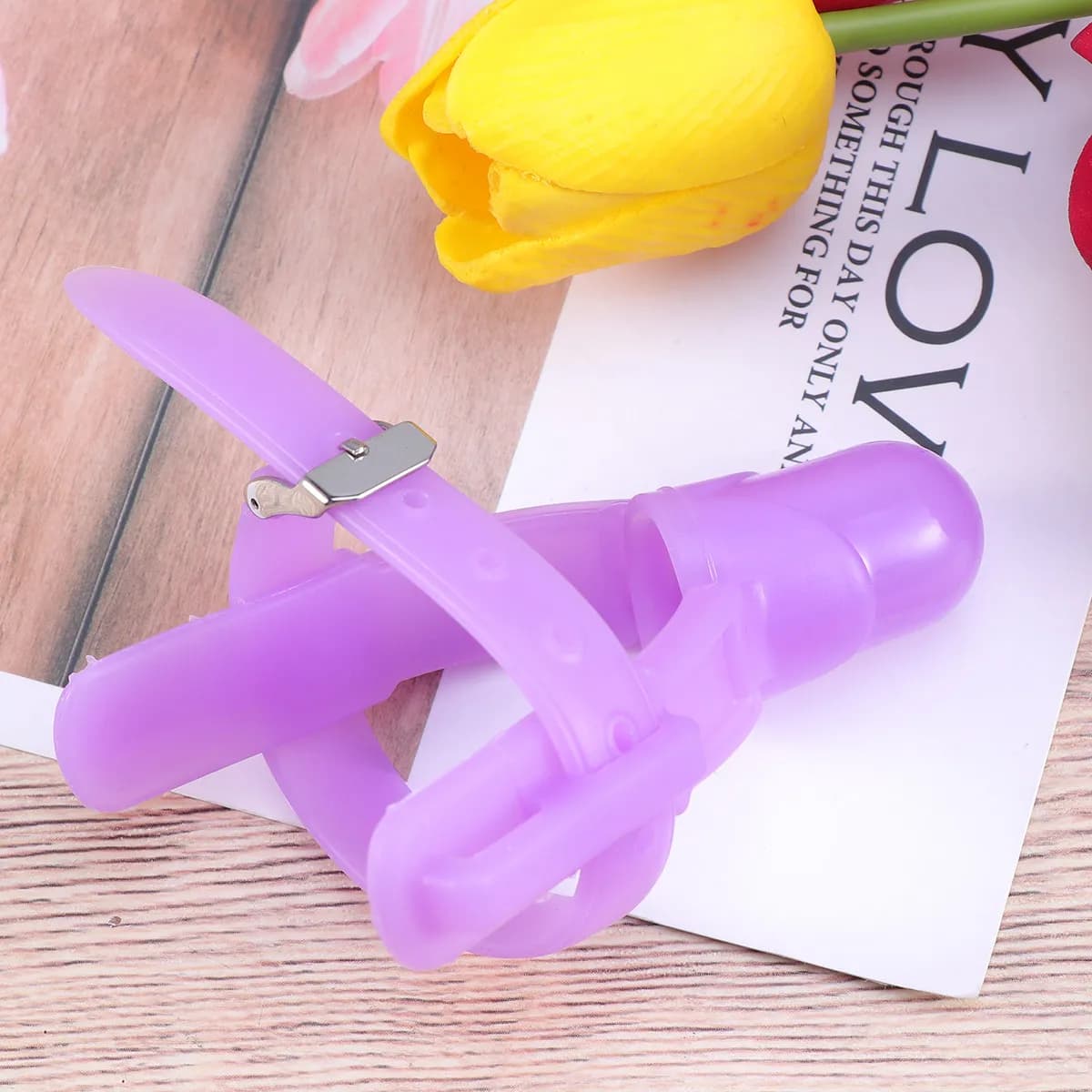 Protezione per Dita dei Bambini Anti-Morso, Copri-Dito Grande e Indice, Massaggiagengive per Neonati e Bambini, in Silicone Morbido di Grado Alimentare, Viola, per Alleviare il Dolore