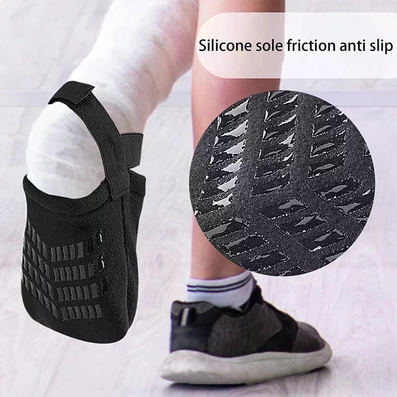 Copriguanto a Mezza Palma con Cinturino Antiscivolo e Protezione Calda per le Dita del Piede, Ideale per la Riabilitazione del Piede