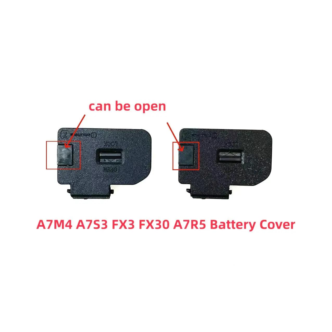 Nuovo coperchio della batteria per Sony A7M4 A7S3 A7R5 FX3 FX30 Coperchio della batteria Shell