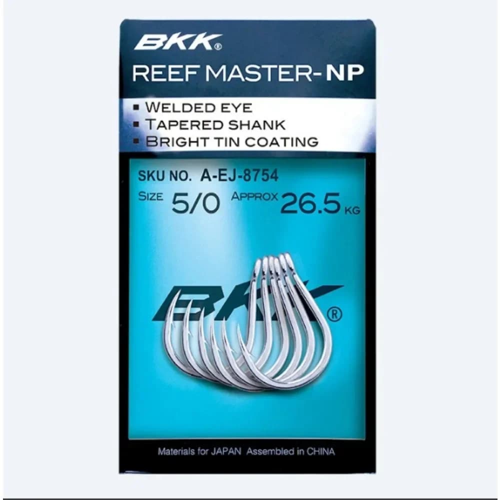 BKK 8070-3X-NP LURE FISHING HOOK Acciaio ad alto tenore di carbonio Piastra di ferro Sturgeon Attrezzatura da pesca Ocean Boat Sea Rock Beach Fishing Hook