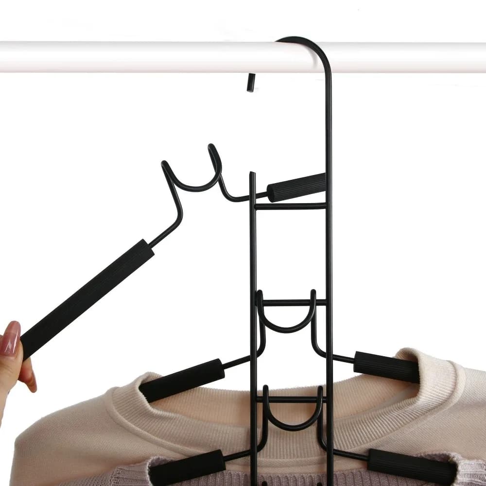 New Dresses 5 Levels Stackable Space Saving, Suspended Stendibiancheria, Domestic Organizer, Home Gadget