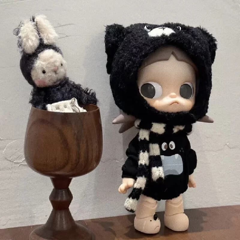 Abbigliamento alla moda per bambole zsiga1, vestiti carini per bambole, costume da orsetto dei cartoni animati, set di costumi intercambiabili Gaozi Sister