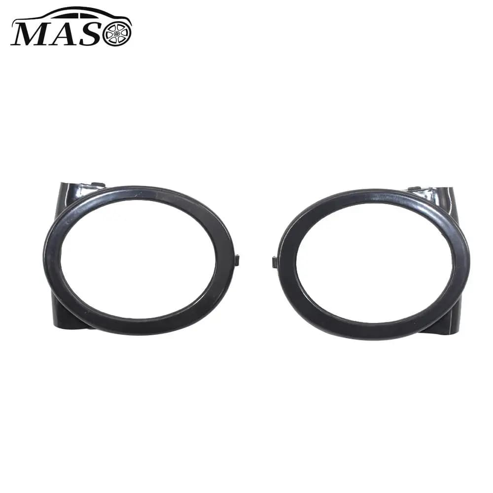 Finiture di copertura ad anello per lampade fendinebbia in ABS da 2 pezzi 51112695256 , 51112695255 per BMW M3 E46 2000-2006