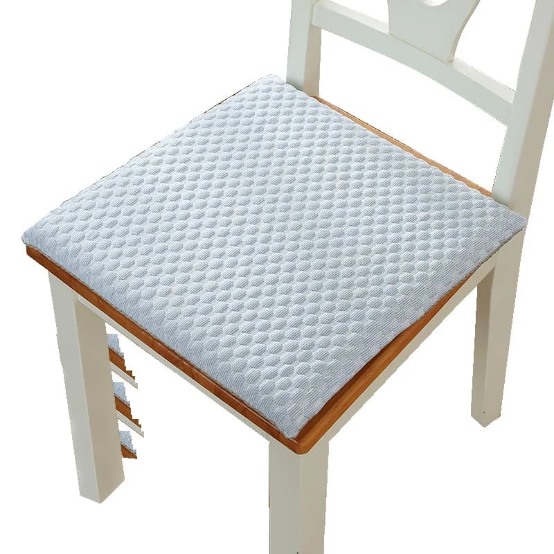 Summer Slow-Rebound Memory Foam Ice Bean Dining Chair Cushion, Cool Feeling for Long Sitting in the Office, Student Seat Cushion