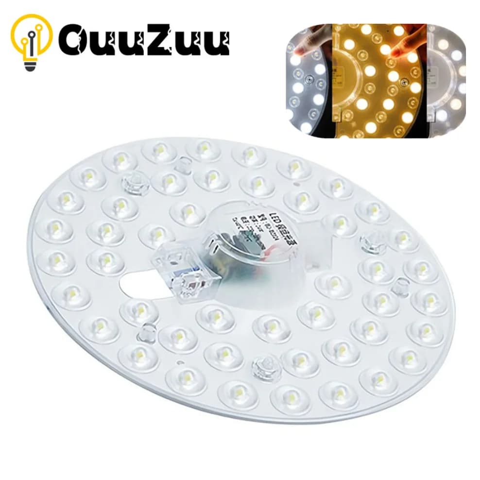 OuuZuu 12W 18W 24W 36W PANNELLO ad anello LED Cerchio di luce SMD LED Rotondo Pannello da soffitto Lampada circolare AC 220V 230V 240V HA CONDOTTO LA luce