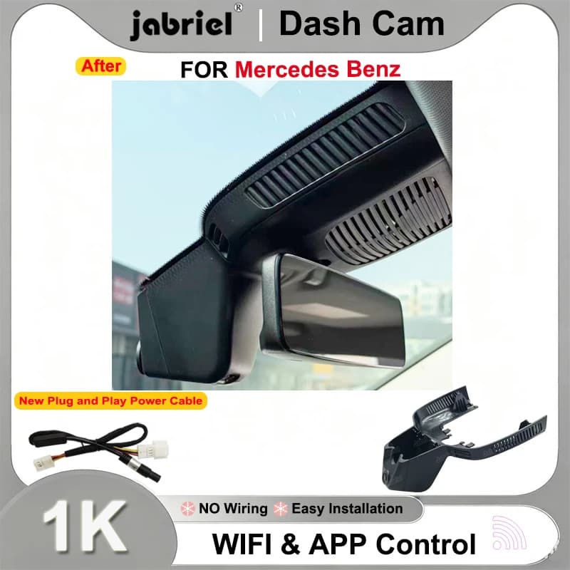 Dashcam 1K Wifi Dash Cam for Mercedes Benz GLS x166 GLE 350 400 450 500 43 53 63 for Mercedes Benz GLE w167 c292 2019 2020 2021