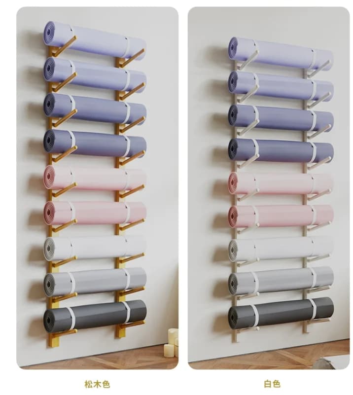 Yoga Foam Mat, Yoga Shelf, Storage Cabinet, Massage Roller, Pilates, Steering Shelf, Wall Hanging
