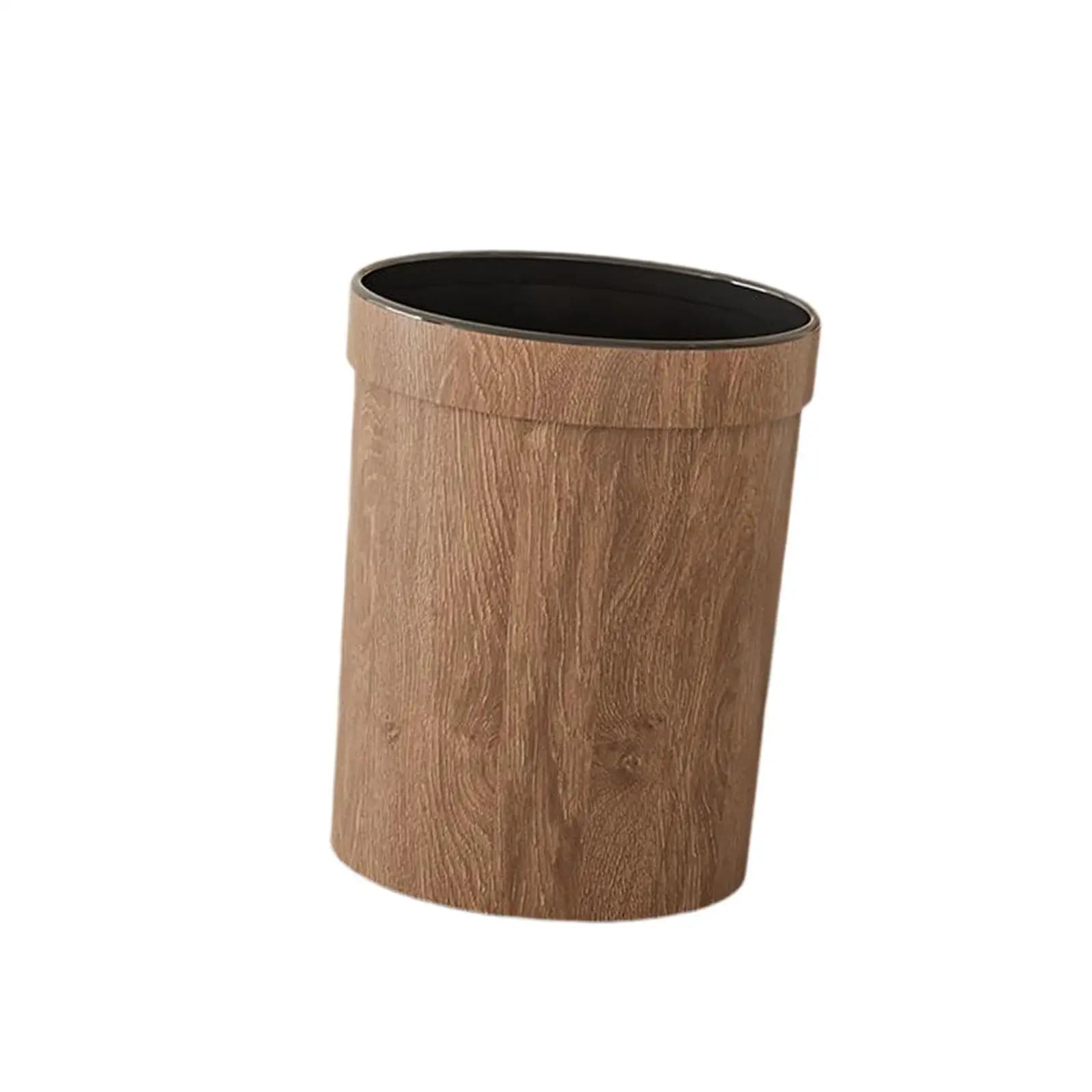 Cestino per Rifiuti Decorativo ed Elegante, Bidone Rotondo per Cucina, Studio, Soggiorno, Casa, Bagno