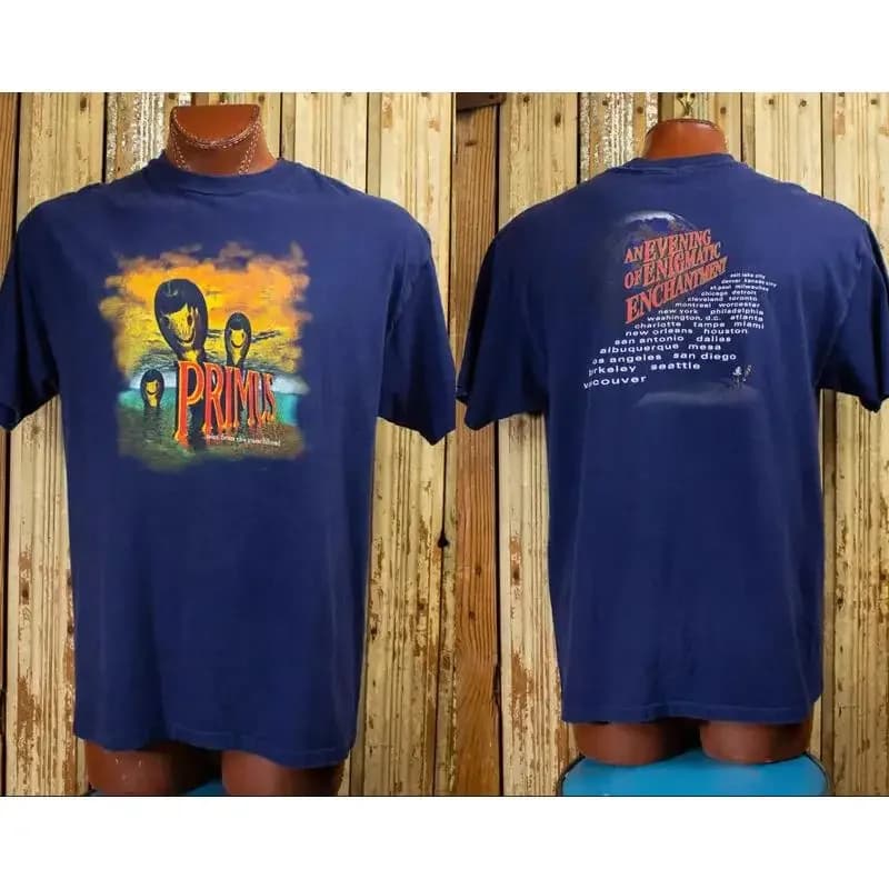 Maglietta vintage del 1995 Primus Tales From The Punchbowl Concert, taglia S 5XL