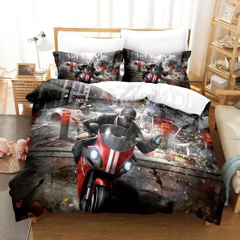Set di biancheria da letto per cani con stampa 3D Set di biancheria da letto singolo doppio completo Queen King Size Set di copripiumino per camera da letto per bambini per adulti Tessili per la casa