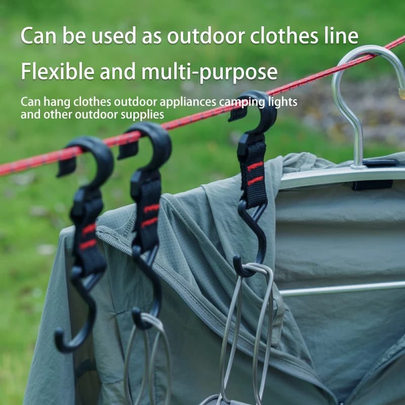 3F UL GEAR 2 mm 20 meters diameter reflective rope line camping tent with 6 nodes free wind rope