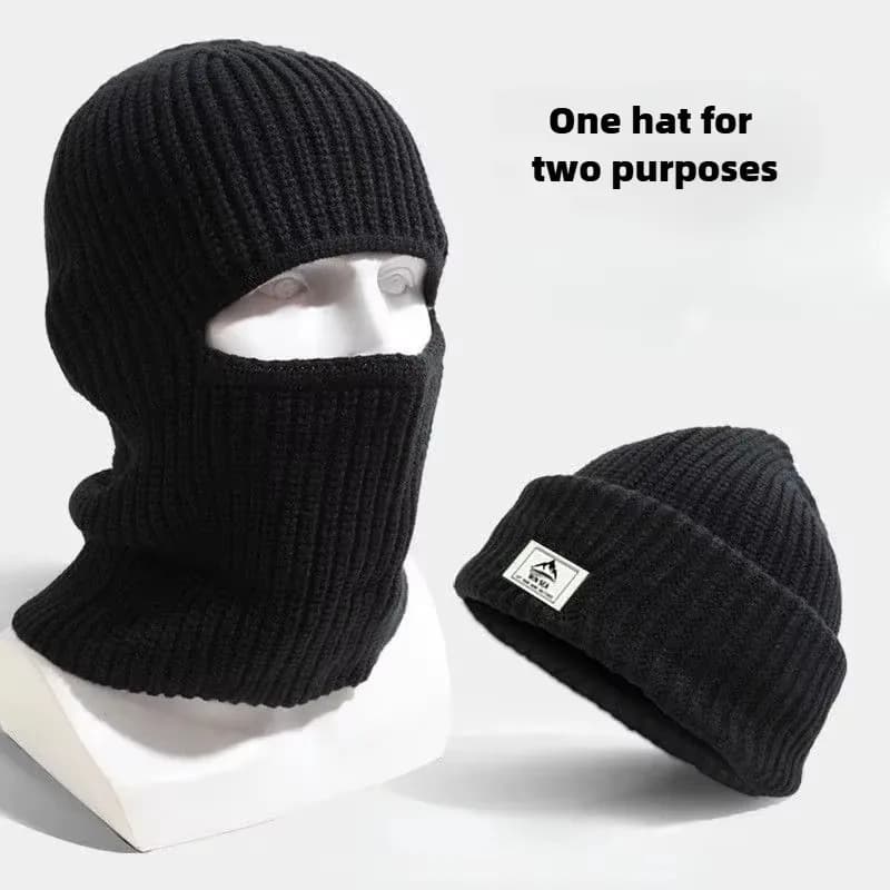 Winter hat 2 in 1 with Mask, Hot cap Maglia, Balaclava for Cycling, Moto and Skiing