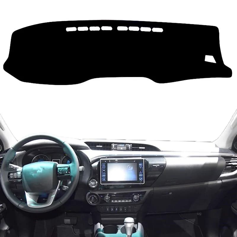 For Toyota Hilux SR5 4x4 REVO Hi-Rider AN120 AN130 2016-2021 Cruscot Cover Zerbino Pad Dash Zerbino Parasols Car Cap