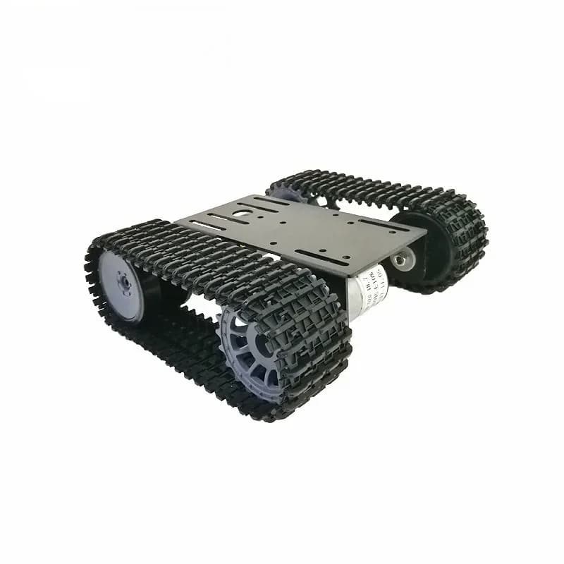 A19Q-Smart Tank Car Chassis Tracked Crawler Robot Platform with double DC 12V motor for DIY for Arduino T101- P/ TP101