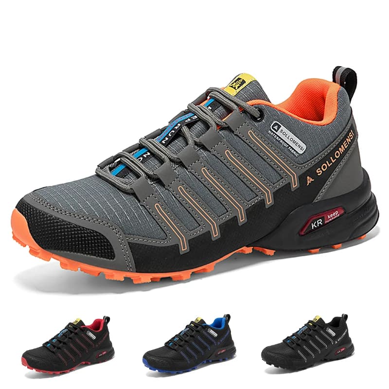 Scarpe da trekking da uomo Scarpe sportive fuoristrada antiscivolo impermeabili Escursionismo Campeggio Caccia Scarpe da allenamento tattiche Scarpe da ciclismo