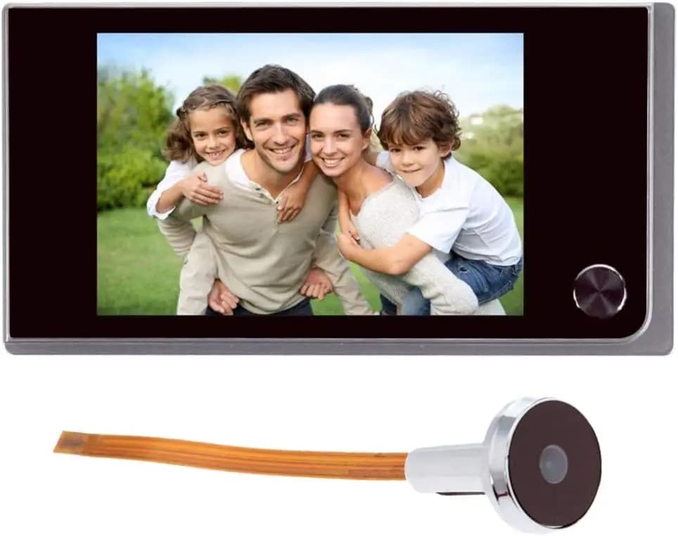 Campanello digitale da 3,5 pollici con schermo LCD, vista a 120 gradi, telecamera IR per la sicurezza domestica