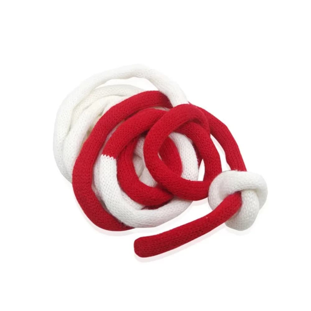 Carrick Bend Acrobatic Knot Magic Close Up Gimmick Accessories Magic Jumping Knot Stage Illusion Red White Magic Rope
