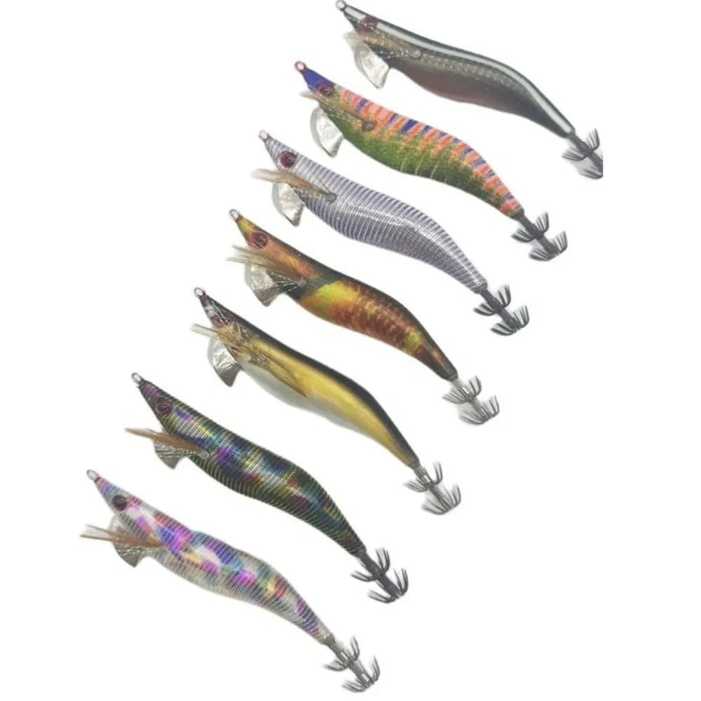 Esca Luminosa per Pesca al Calamaro, Stile Giapponese, Esca UV per Calamari 3.5 # Esca Luminosa per Pesca Notturna