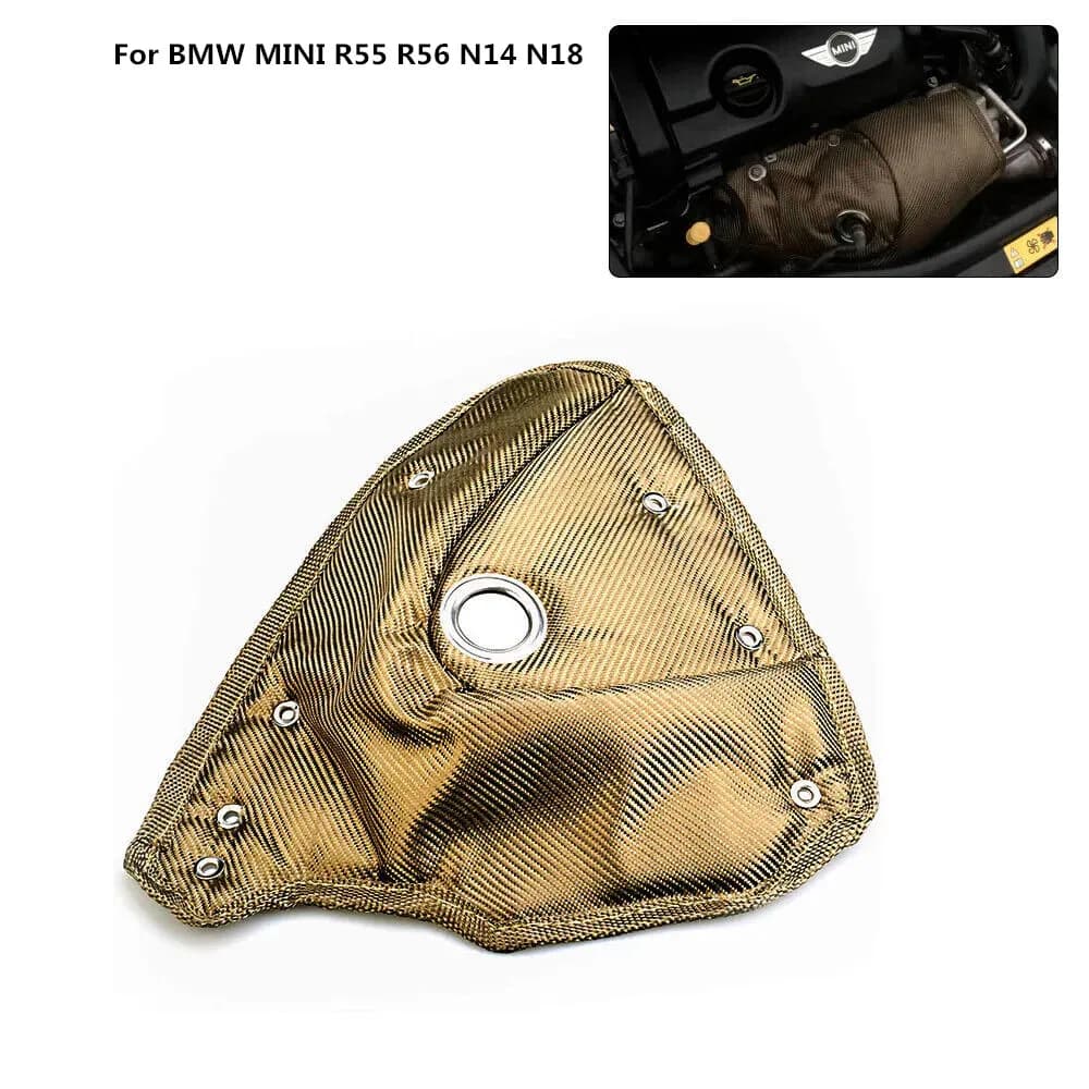 Coperta Turbo Heat Shield per Mini Cooper S R55 R56 R57 R58 R59 1.6 N14 N18 titanio