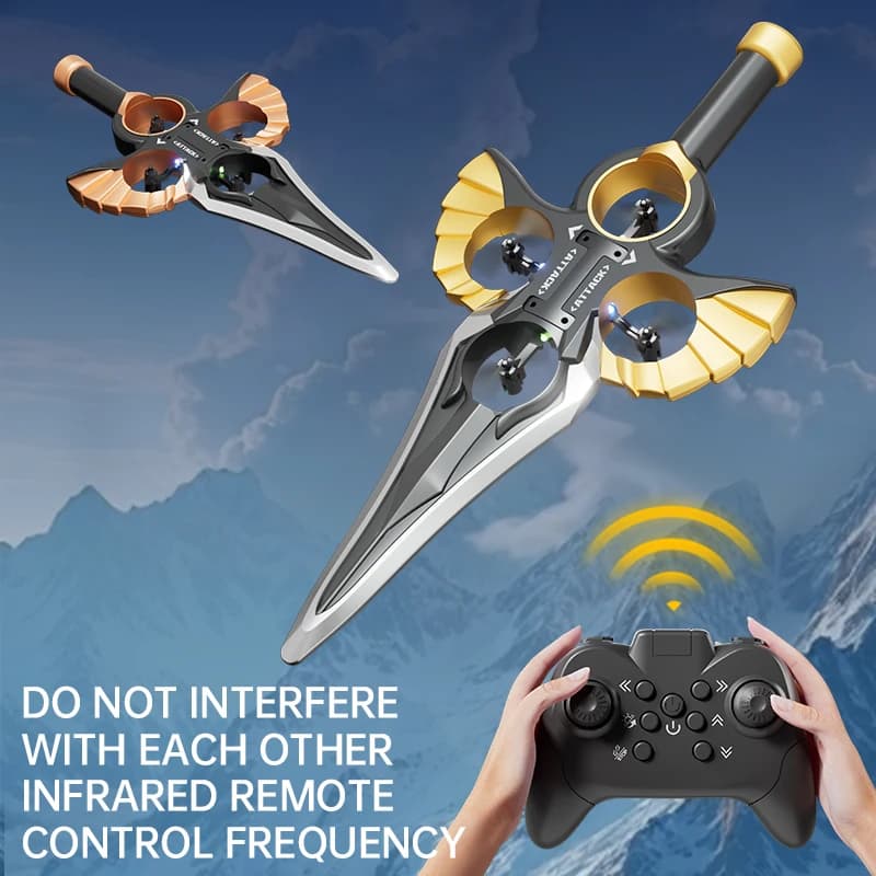 Simple Remote-Controlled Quadcopter Aircraft - Features include stable hovering, one-click start and safe stop functions
