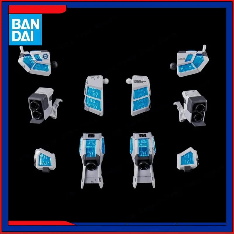 Original Bandai Anime 1/144 Rx-78F00E Gundam Ex001 Glrss Feather Unit Model Toy Action Figure Collectible Boxed Gifts