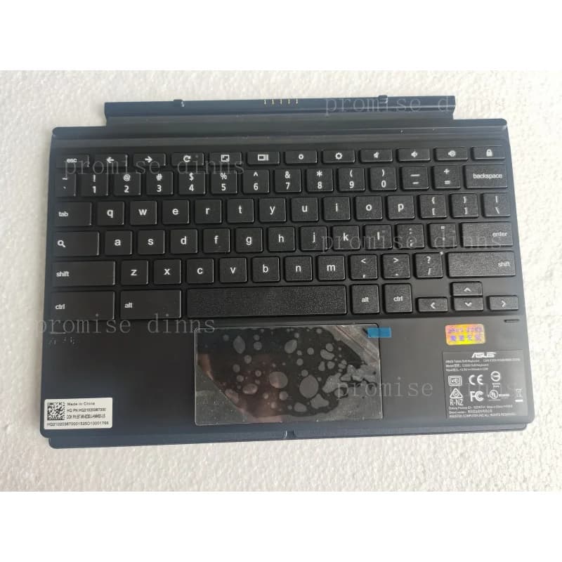 Tastiera US con supporto per ASUS Chromebook Staccabile CM3 CM3000 10.5 pollici