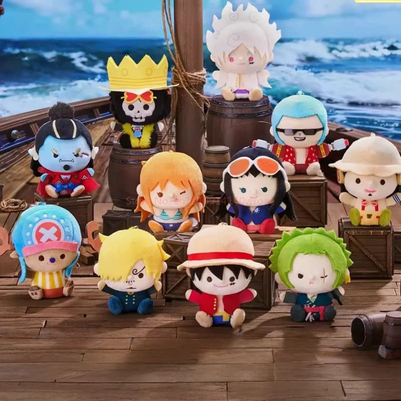 Kayou Original In Stock One Piece Luffy Blind Box Regular Series Plush Doll Pendant Anime Character Collection Holiday Gifts