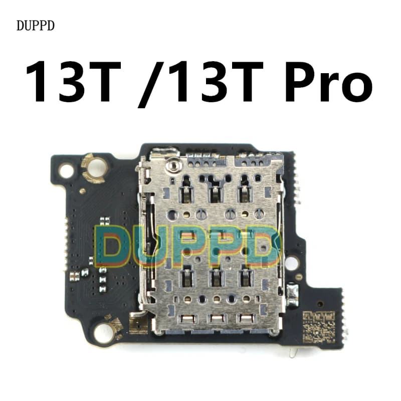 Lettore di schede SIM per Xiaomi 13T Pro 13TPro Flex Cabl Slot per scheda SIM Presa Adattatore interno Cavo flessibile Parti di ricambio