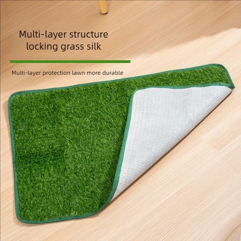 Artificial Grass Dog Potty Pad Reusable Washable Odor Resistant Drainage Turf Mat Dog Housebreaking Training Toilet For Indoor