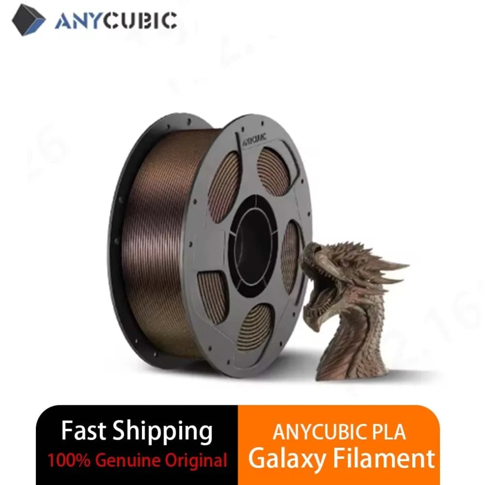 ANYCUBIC Galaxy PLA Filament 1.75mm Starry Dynamic Color Shiny Printing Material for Kobra 3 Combo S1 Combo FDM Printer