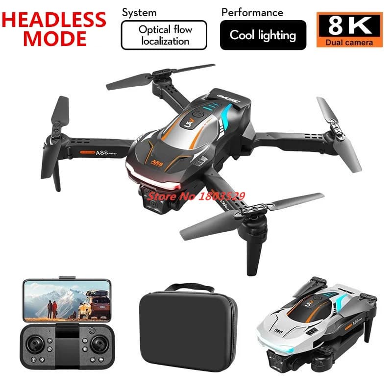 Profesional 8K Dual-Camera Aerial Photography Dron Obstacle Avoidance Flow Positioning Folding Remote Control Quadcopters Drone