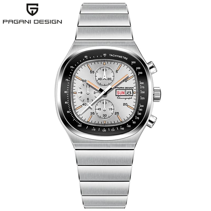 Pagani Design 40MM Men‘s Quartz Watch MIYOTA OS00 Sapphire Waterproof 10Bar Speed Tester Clock Reloj Hombre PD1819