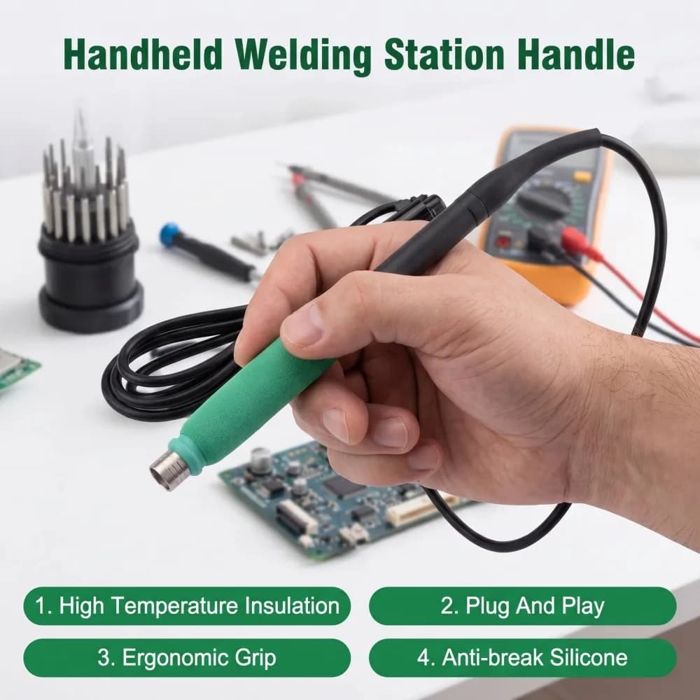 T210/T245 Compatible C210 C245 Soldering Tip Welding Tools Soldering Station Handle Welding Station Handle