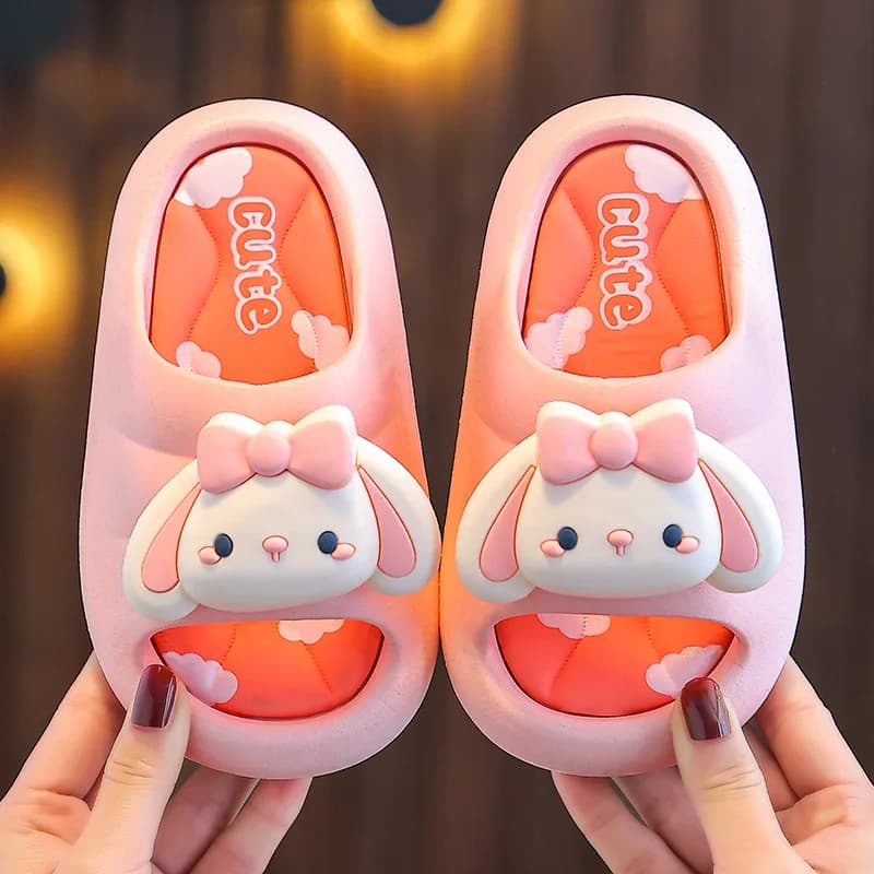 2026 Cute Cartoon Summer Children's Slippers for Home Baby Indoor Bath Anti-Slip Slippers