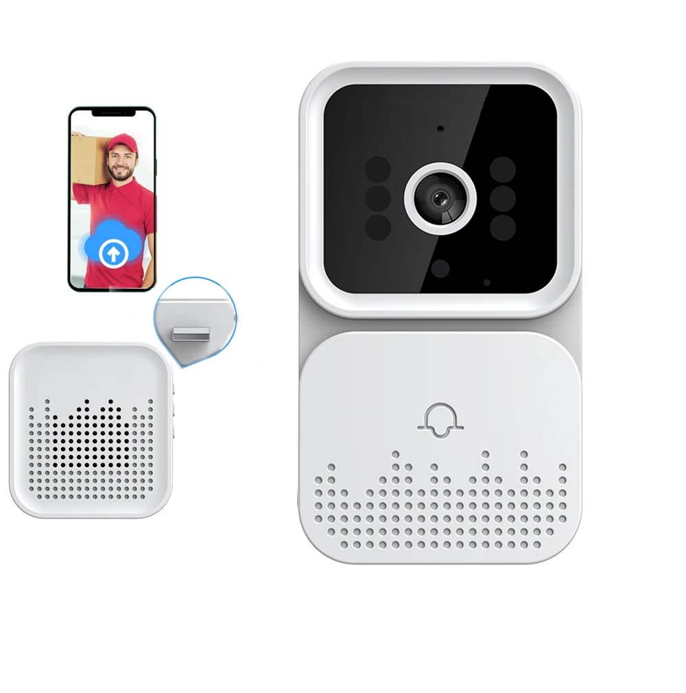 Tuya APP With Welcome Indoor Chime WIFI IP Doorbell Intercom Video Door Phone