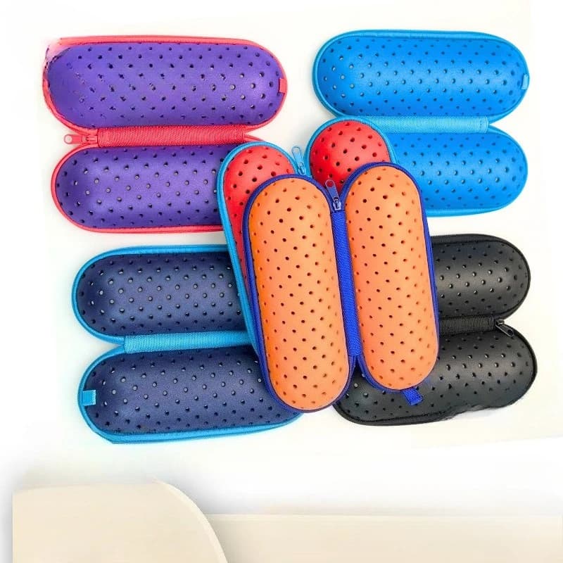 Case for Eyelets by Nuoto Eva Perforata and Breathable with Cerniera - Portable Box for Conservation Swimming Occhialini