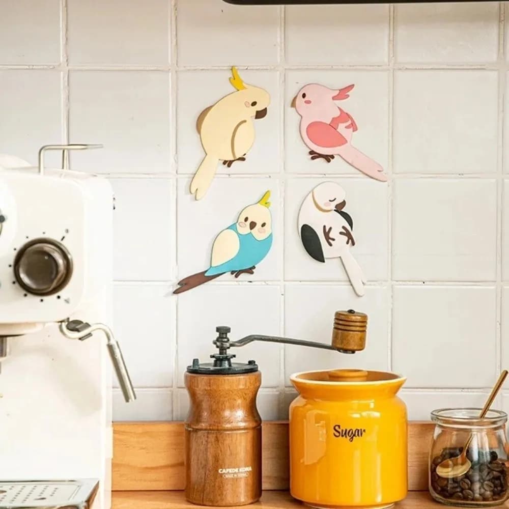 Ganci Adesivi da Parete Creativi a Forma di Animale, Rimovibili, Lavabili, Portaoggetti da Parete, Ganci per Frigorifero, Decorativi per la Casa