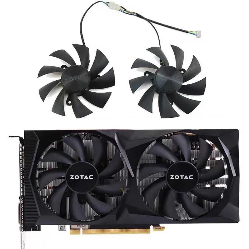 87MM 1FY09215E12S GA92A2H 0.5A GTX 1660 1660Ti Graphics Fan for Zotac GeForce RTX 2060 2070 SUPER Mini Video Card Cooling Fan