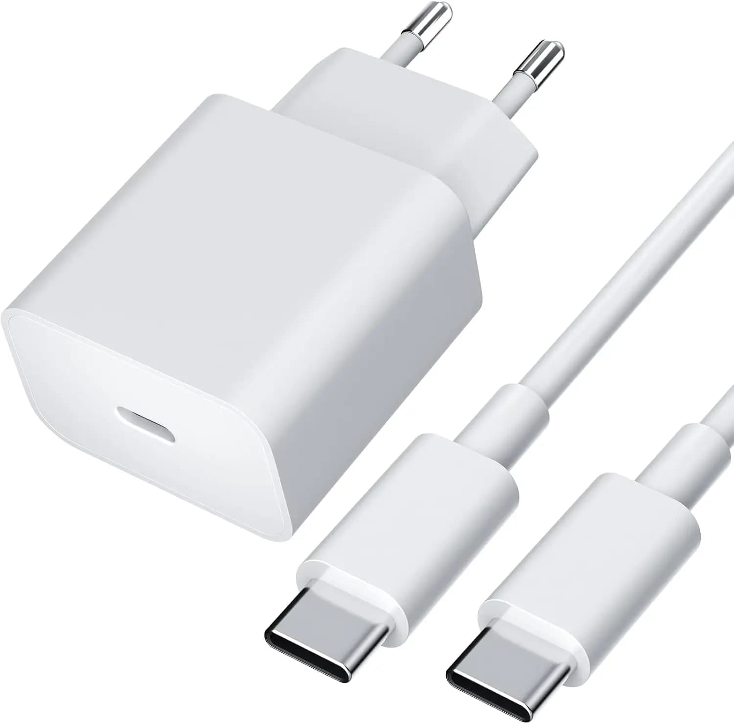 Caricabatterie rapido PD da 18W per Google Pixel 8 7 6 Pro 3 4 XL 2XL 7A 6A 5A 8A 4A adattatore di alimentazione a ricarica rapida cavo da USB C a tipo C ue