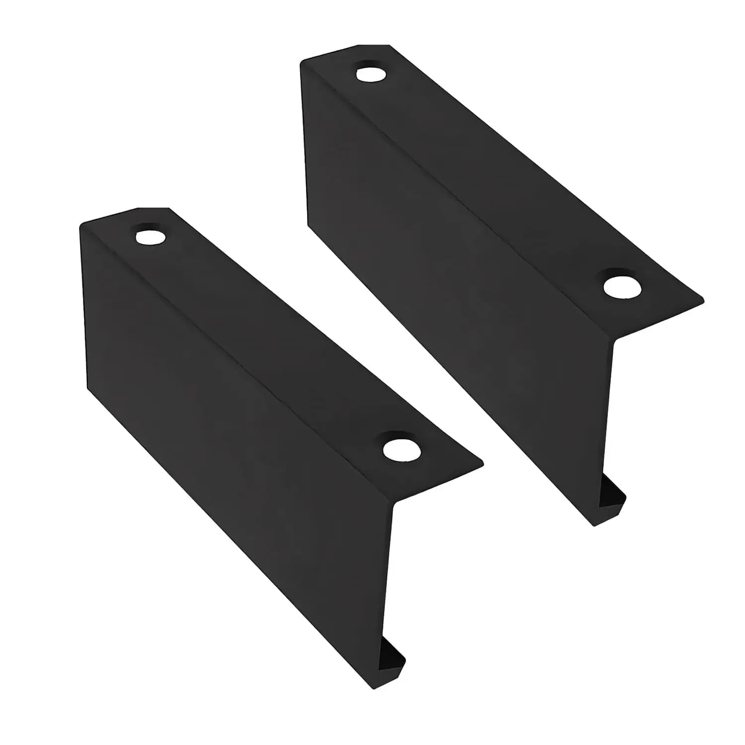 Maniglie per cassetti nascoste con bordo per dito con montaggio posteriore da 2 pezzi - Maniglie per guardaroba da bagno da cucina in lega di alluminio resistente