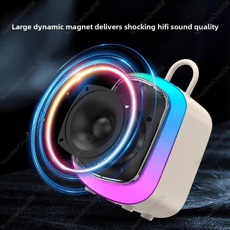 Microfono Karaoke Bluetooth con Altoparlante, Macchina per Cantare Senza Fili con Effetto Eco