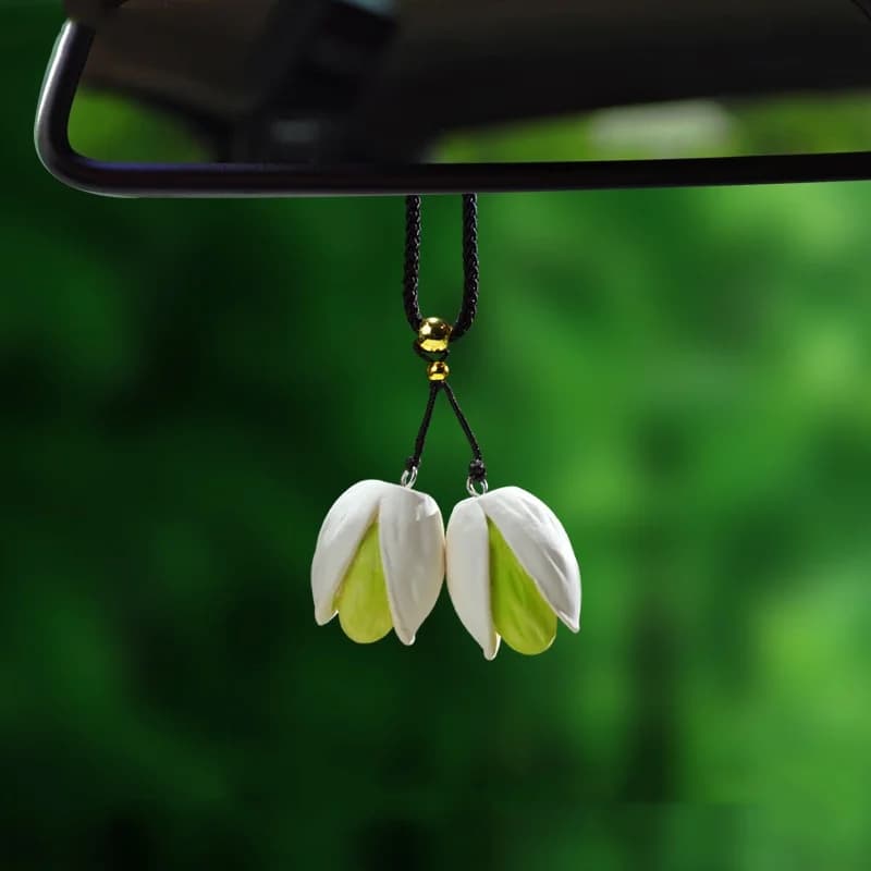 Aromatic pistachio perfume diffuser Car Deodorant Interior Pendant Decoration mirror retrovisor Accessories for hanging car No perfume