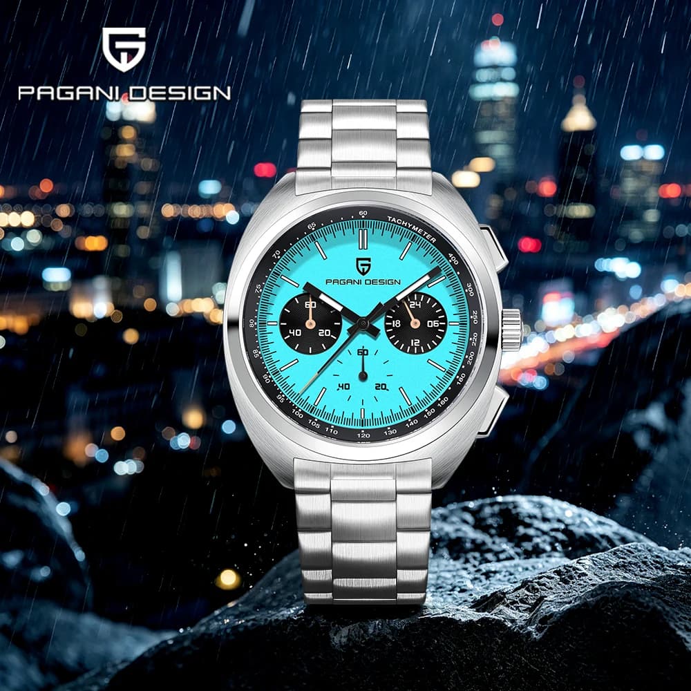 2026 Pagani design brand fashion casual men's quartz watches chronograph waterproof sapphire VK63 steel watches for men elegant