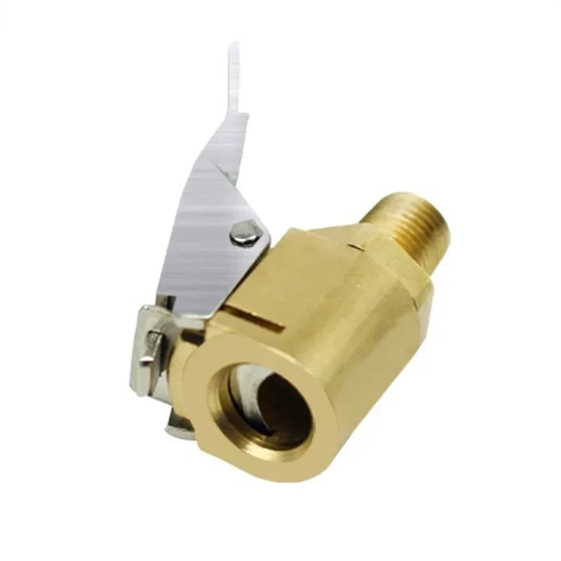 Clip per valvola per pompa auto, attrezzo per riparazione auto, clip per attacco pompa aria da 8 mm, connettore valvola gonfiatore pneumatici auto/camion Stonego, in ottone
