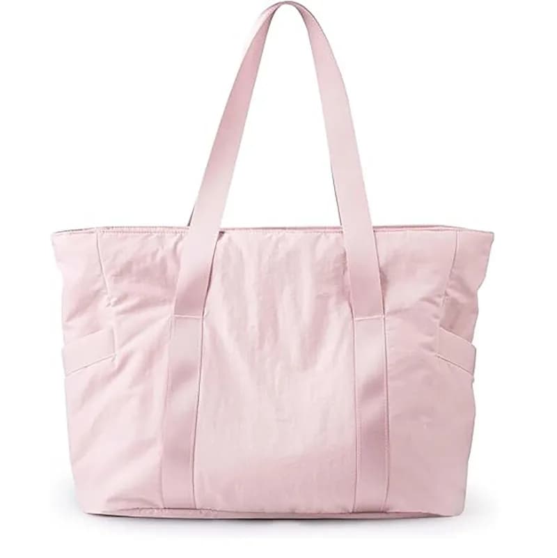 Borsa Tote per donna con cerniera, borsa da palestra con scomparti, borsa per Laptop per viaggi sportivi, borsa per tappetino da Yoga con fibbia per tappetino da Yoga