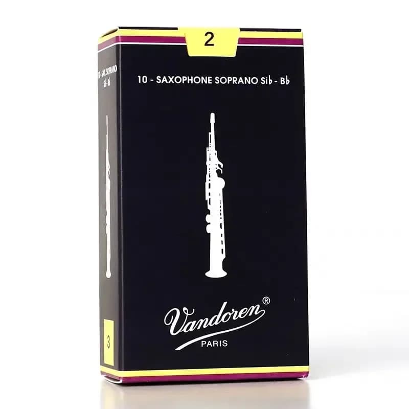 2024 New Original Vandoren Blue Box Bb Soprano Saxophone Reed 2.0/2.5/3.0【10 Reeds/box】