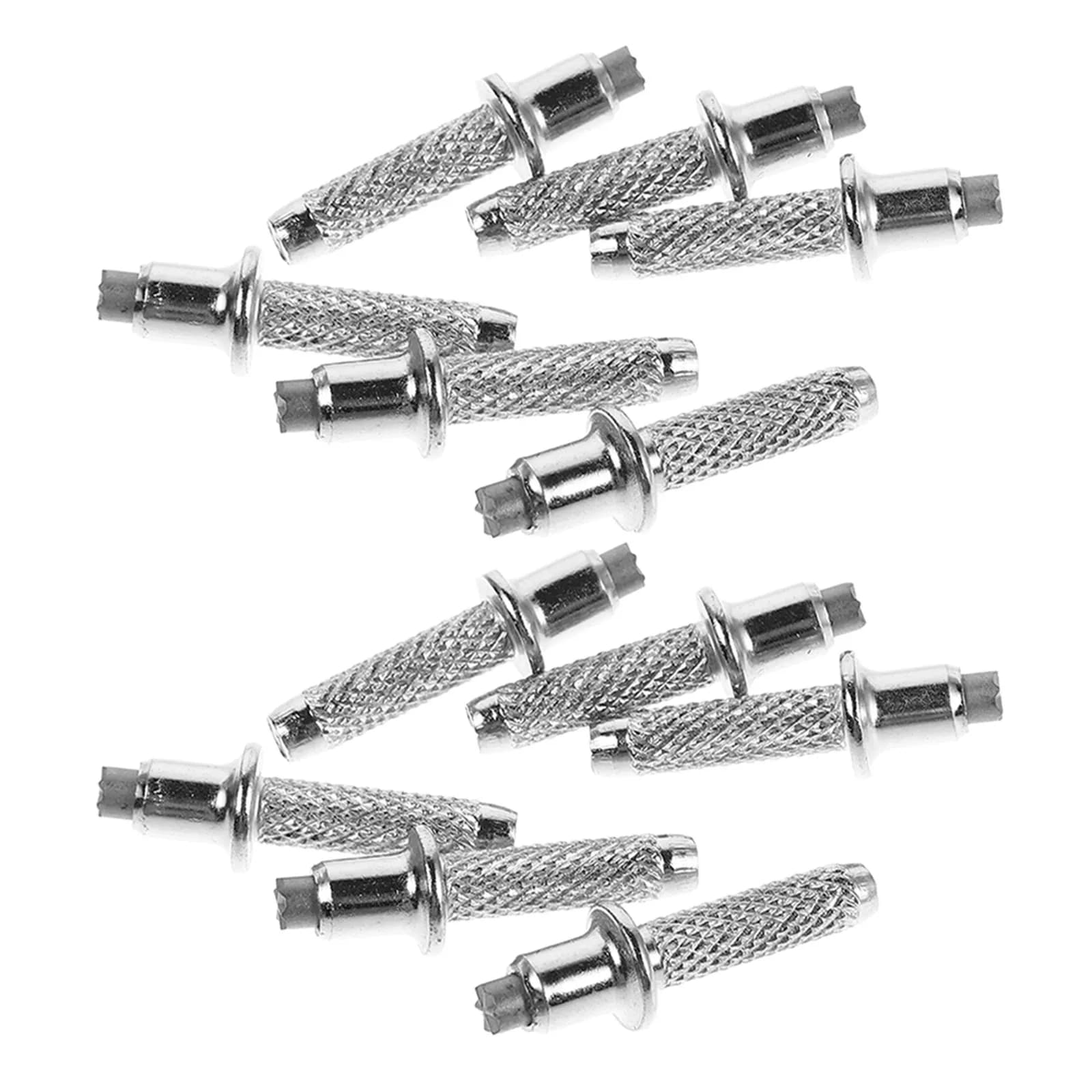 18Pcs Trekking Pole Replacement Tips High Tungsten Steel Metal Ends Hiking Pole Accessories Mountain Climbing Trekking Poles