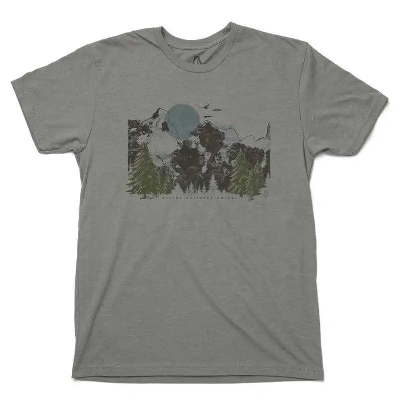 Maglietta da montagna per uomo Cartografia alpina all'aperto Natura Ambientale