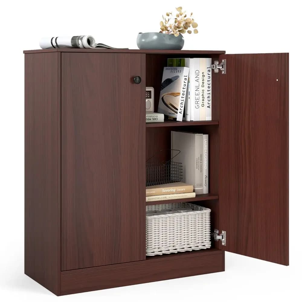 Base 2 doors with 3 levels shelf, Anti-slip feet, Kitchen organizer