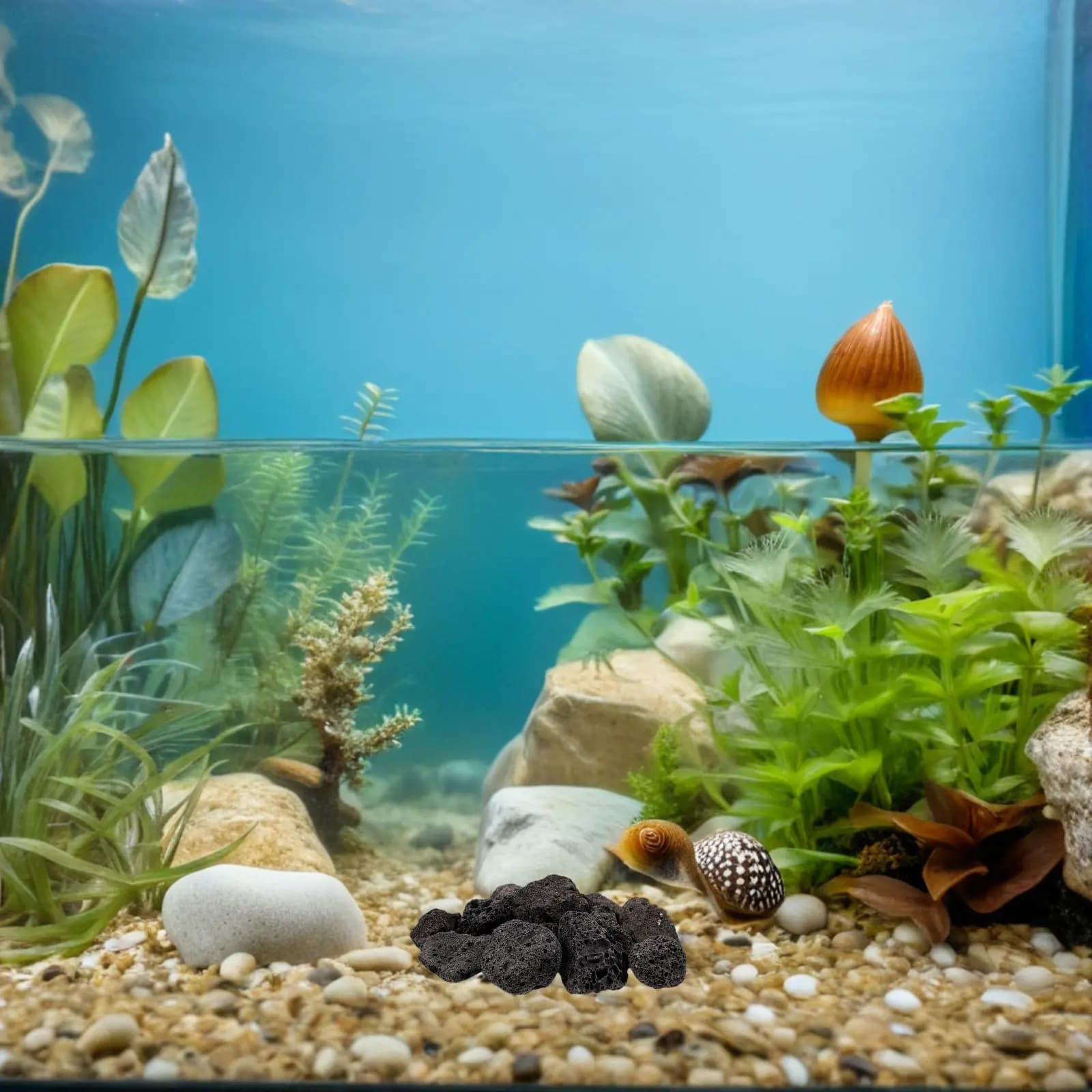 Confezione da 1 Pietra Lavica Vulcanica Naturale per Acquario, Acqua Dolce e Salata, Piante in Vaso, Artigianato Fai-da-te, Decorazioni per la Casa